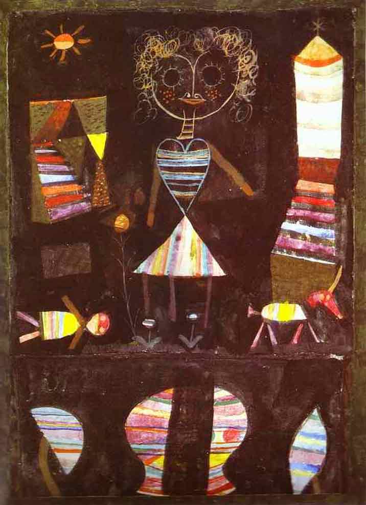 Puppet Theater painting - Paul Klee Puppet Theater art painting